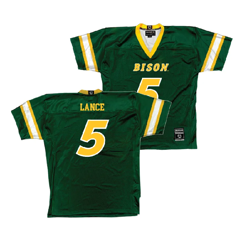 Green NDSU Football Jersey   - Bryce Lance