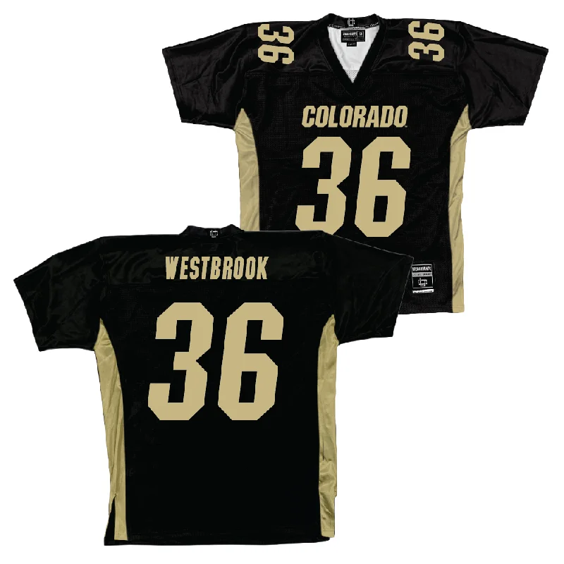 Colorado Football Black Jersey   - Carson Westbrook