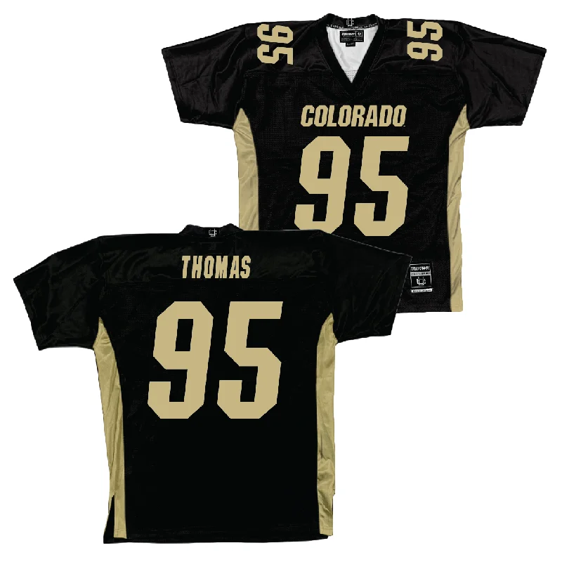 Colorado Football Black Jersey   - Tawfiq Thomas