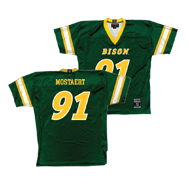 Green NDSU Football Jersey - Will Mostaert