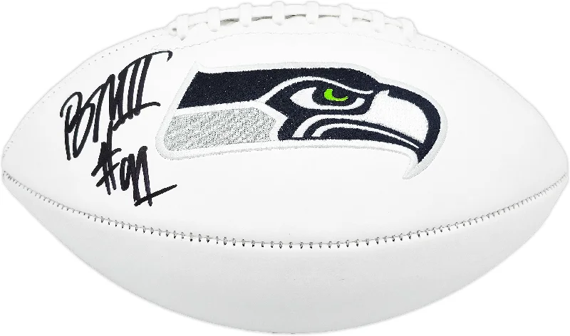 Byron Murphy II Autographed Seattle Seahawks White Logo Football MCS Holo