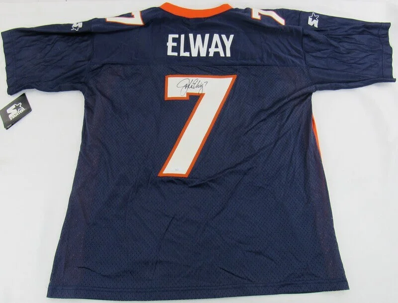 John Elway Signed Replica Broncos Jersey JSA AP96946