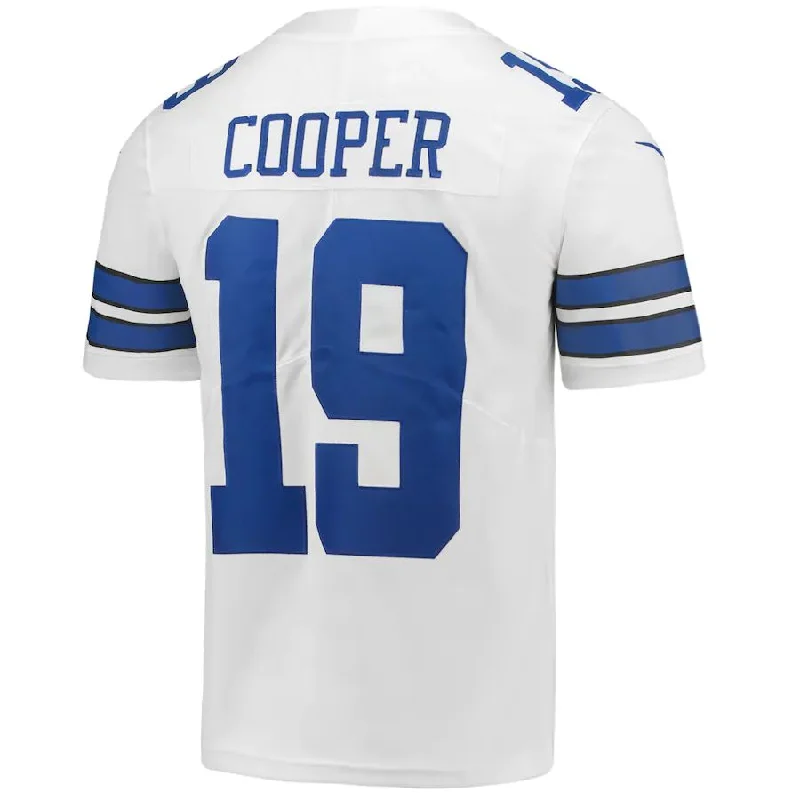 D.Cowboys #19 Amari Cooper White Vapor Limited Jersey Stitched American Football Jerseys