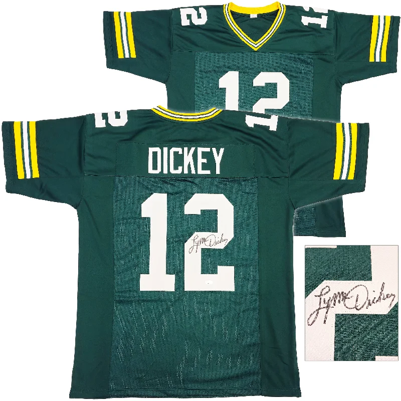 Green Bay Packers Lynn Dickey Autographed Green Jersey JSA