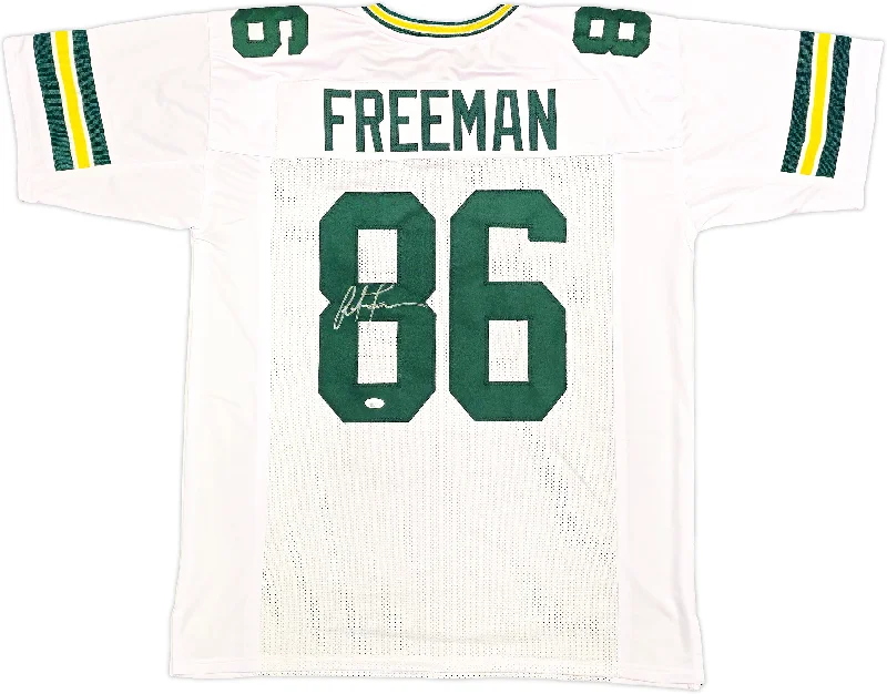 Green Bay Packers Antonio Freeman Autographed White Jersey JSA