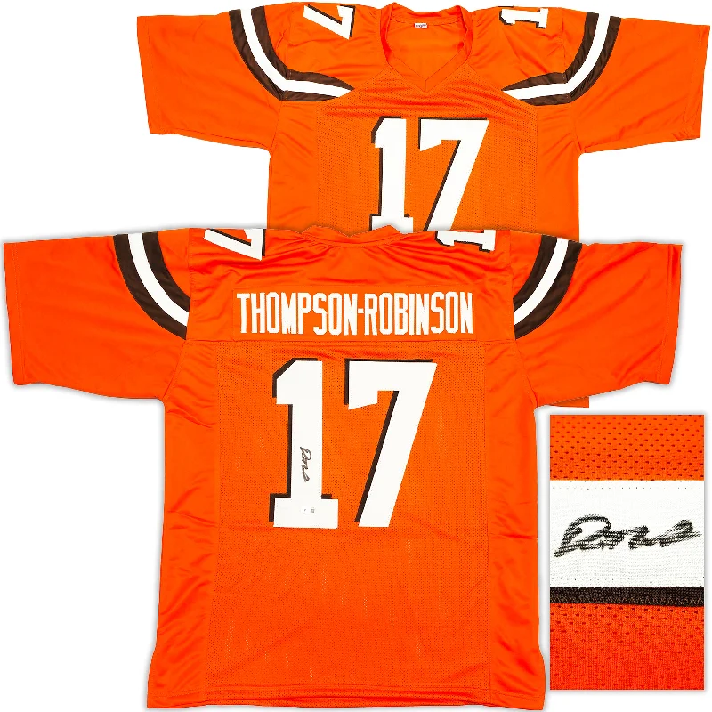 Cleveland Browns Dorian Thompson-Robinson Autographed Orange Jersey Beckett BAS Witness