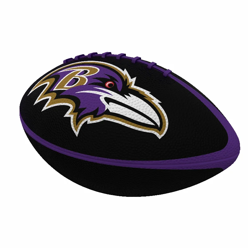 Baltimore Ravens Pinwheel Logo Junior-Size Rubber Football