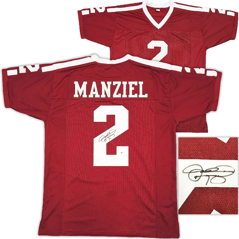 Texas A&M Aggies Johnny Manziel Autographed Maroon Jersey PSA/DNA