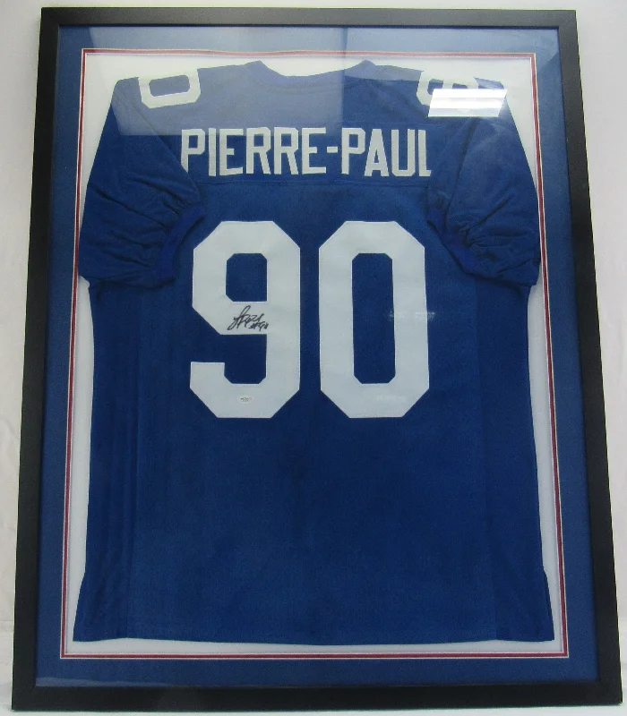 Jason Pierre Paul Signed Framed Jersey JSA W258383