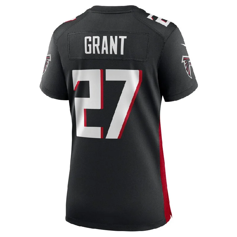 A.Falcons #27 Richie Grant Black Game Jersey Stitched American Football Jerseys